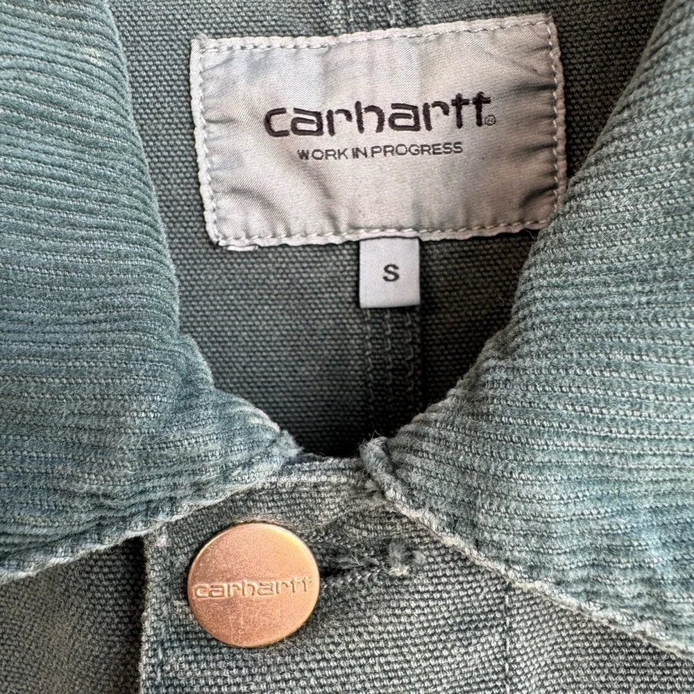 Vintage Carhartt Work In Progress Green Michigan Coat Men’s Size S - Picture 6 of 12